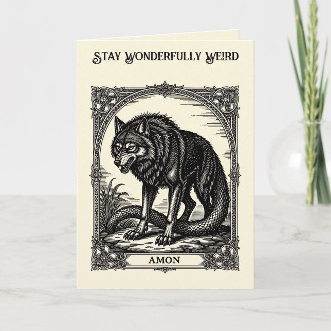 Seltsame Schönheit von Amon Karte (Vorderseite)