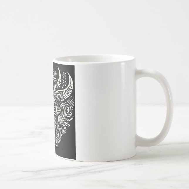 Seltsame Stammes-Tasse Kaffeetasse (Rechts)