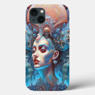Seltsame Surreal Alien Woman Art Case-Mate iPhone Hülle