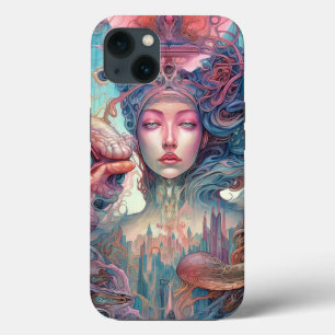 Seltsame Surreal Alien Woman Art Case-Mate iPhone Hülle
