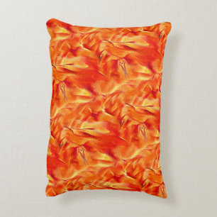 Seltsame Textur sehr satin Ton, viel rötlich golde Dekokissen