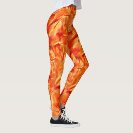 Seltsame Textur sehr satin Ton, viel rötlich golde Leggings