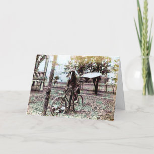 Seltsame und lustige Vintage Geburtstagskarte Karte