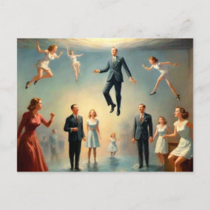 Seltsame Unterwassermenschen Postkarte