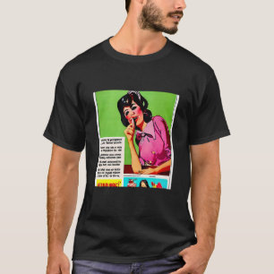 Seltsame Vintage-Werbung Ungewöhnliches Design - L T-Shirt