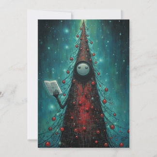 Seltsame Weihnachtskarten - Vintage-Weihnachtskart Feiertagskarte