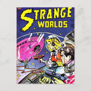 Seltsame Welten Comicbuch Postkarte