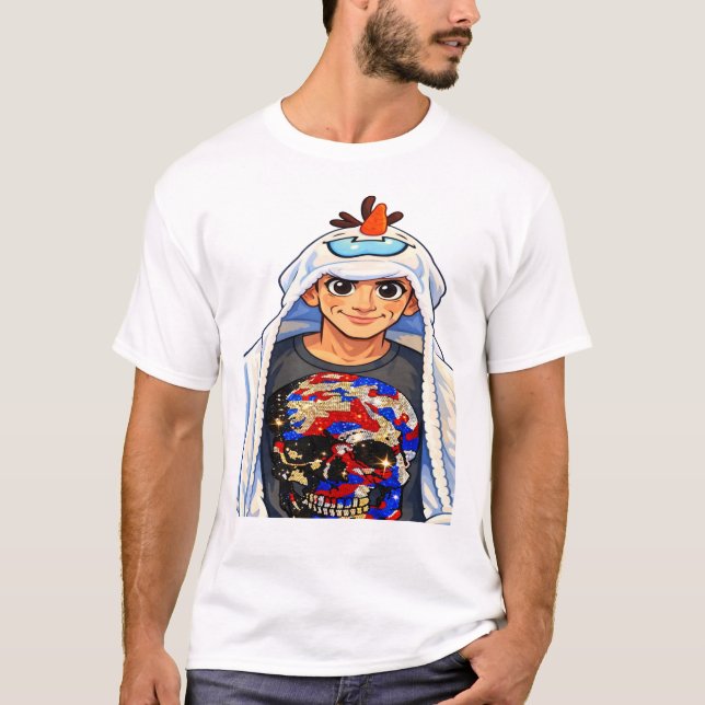 Seltsamer aber echter Statement-Stil T-Shirt (Vorderseite)