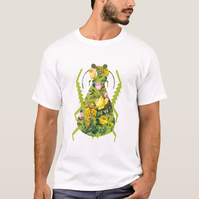 Seltsamer grüner Käfer T-Shirt (Vorderseite)