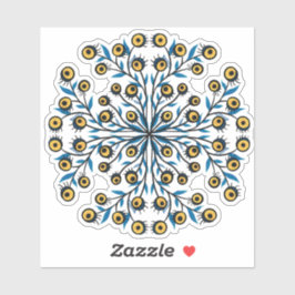 Seltsamer Horror Kreatur Goth Fantasy Art mit Auge Aufkleber