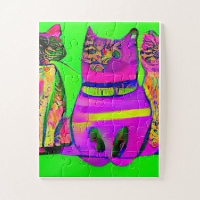 seltsamer Kool Katz Puzzle (Vertikal)