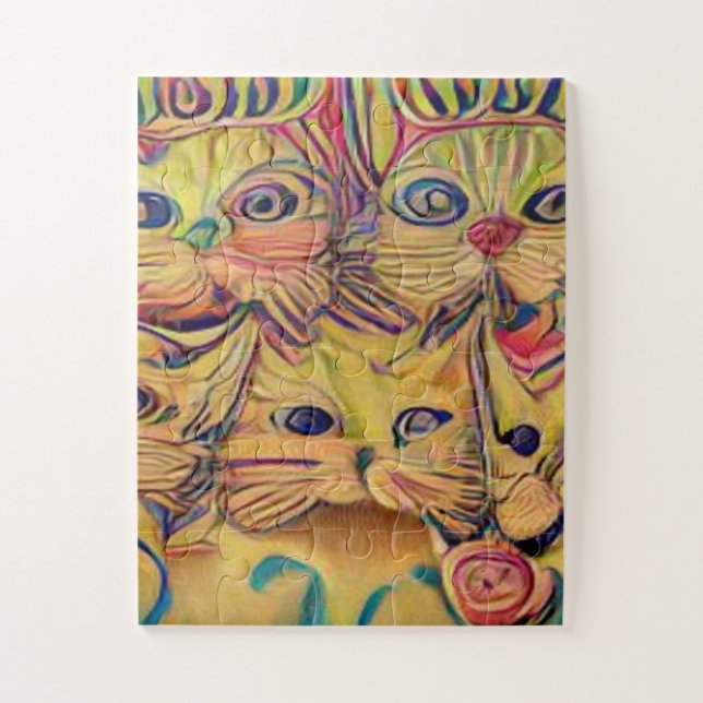 seltsamer Kool Katz Puzzle (Vertikal)