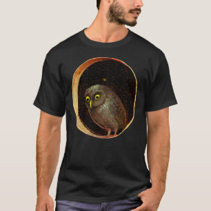 Seltsamer Owl Hieronymus Bosch Garden of Earthly D T-Shirt