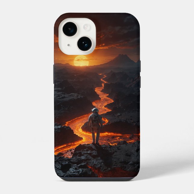 Seltsamer Planet  iPhone Hülle (Rückseite)