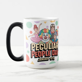 Seltsamer Tag der Menschen Morphing-Mug Verwandlungstasse