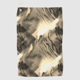 Seltsames abstraktes Mosaik mit Farbschock Golfhandtuch