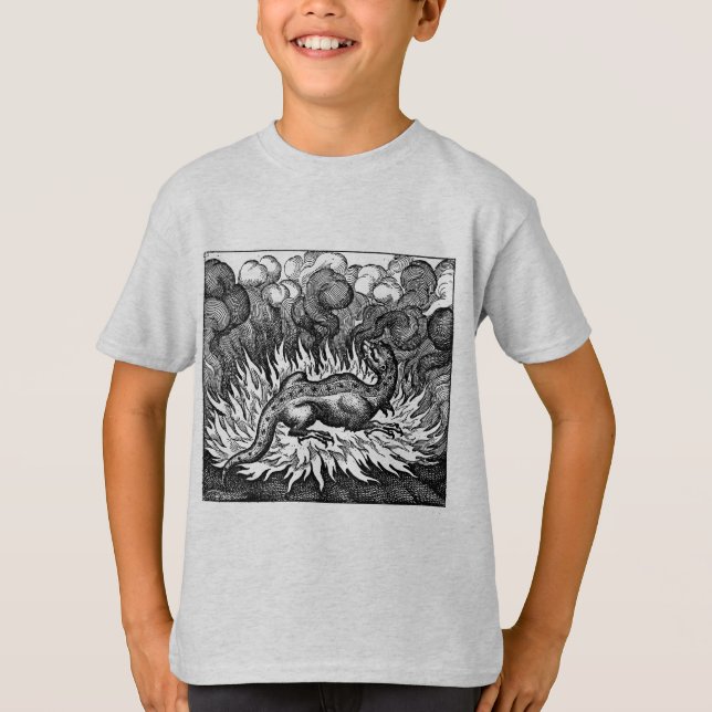 Seltsames Creatures Salamander-Shirt T-Shirt (Vorderseite)