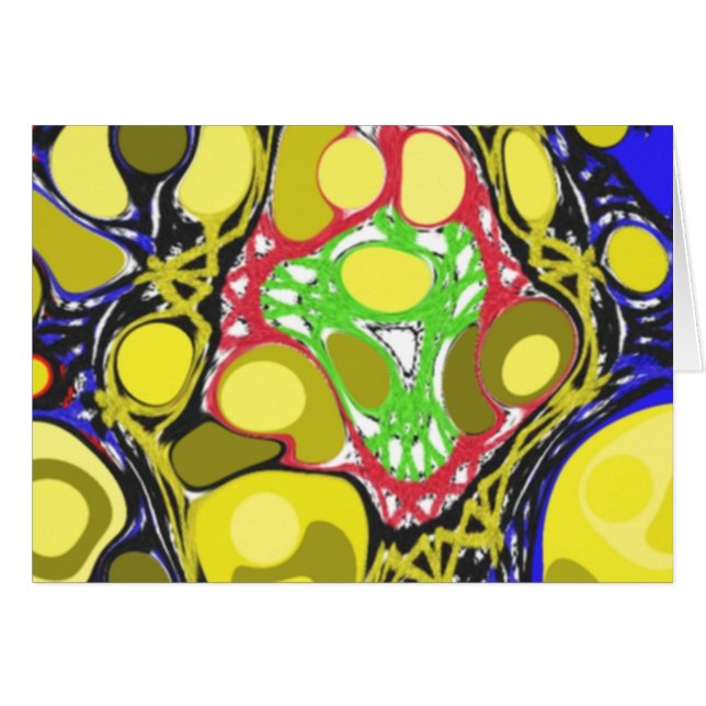 Seltsames farbiges Muster (Vorderseite (Horizontal))