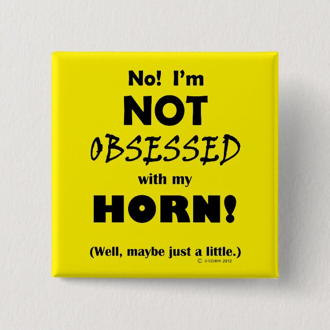 Seltsames Horn Button (Vorderseite)