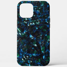 Seltsames Mosaik über dunklem Hintergrund und hell Case-Mate iPhone Hülle