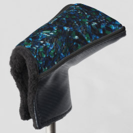 Seltsames Mosaik über dunklem Hintergrund und hell Golf Headcover