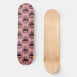 Seltsames spokkisches Auge Skateboard