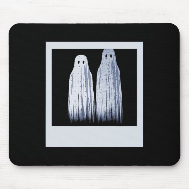 Seltsames und ungewöhnliches Ghost-Foto Funny Horr Mousepad (Vorne)
