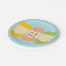 Seltzer Soda Cans Personalisiertes Brautparty Part Pappteller