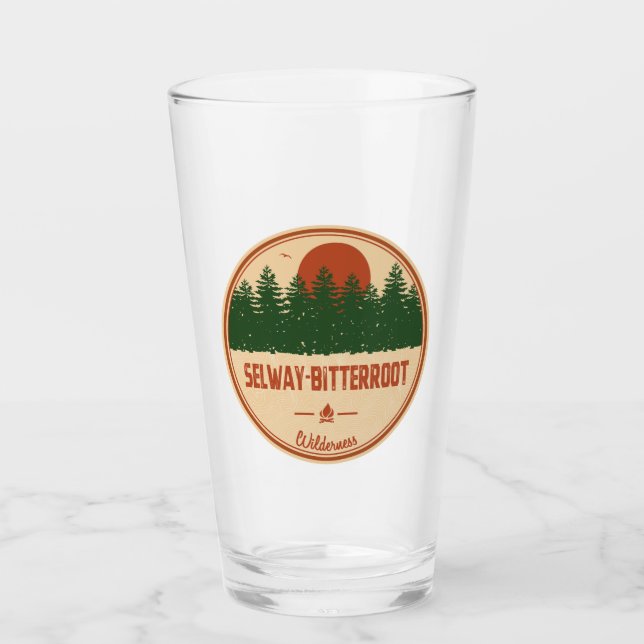 Selway-Bitterroot Wilderness Montana Idaho Glas (Vorderseite)