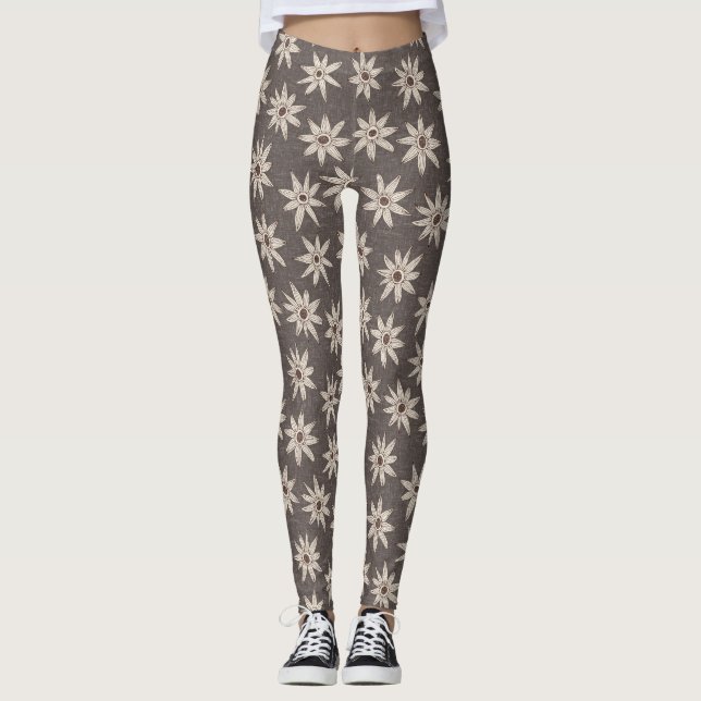Sema-Granit-braun Leggings (Vorderseite)