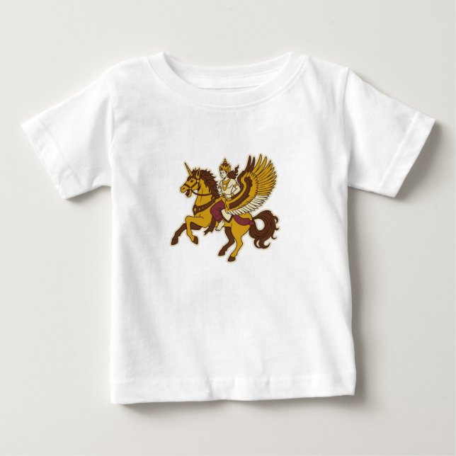 Sembrani-Pferd Baby T-shirt (Vorderseite)