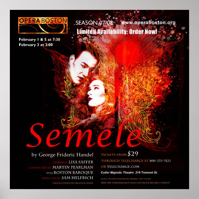 Semele-Poster30x30 Poster (Vorne)