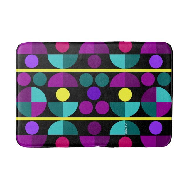 Semi Circles Bathmat Badematte (Vorderseite)