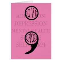 Semi colons neue Bedeutung für Liebe und Support