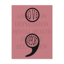 Semi colons neue Bedeutung für Liebe und Support