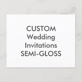 SEMI-GLOSS 110lb 5,5" x 4,25" Hochzeitseinladungen Einladung