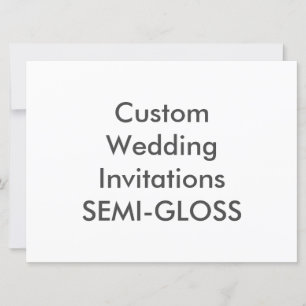 SEMI-GLOSS 8,75" x 6,5" Hochzeitseinladungen Einladung