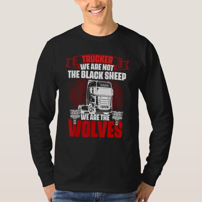 Semi trailer truck driver  9 T-Shirt (Vorderseite)