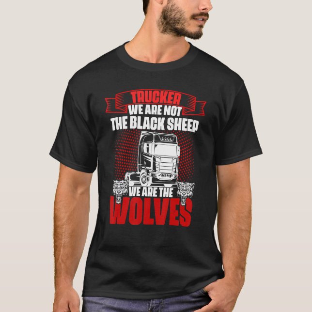 Semi trailer truck driver  9 T-Shirt (Vorderseite)