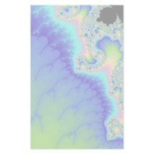 Semi Transparent Abstrakt Blue Coastline Fraktal