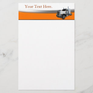Semi Truck Briefpapier