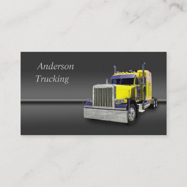 Semi Truck Business Card Visitenkarte