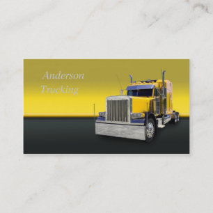Semi Truck Business Card Visitenkarte