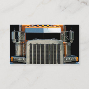 Semi Truck Business Card. Visitenkarte