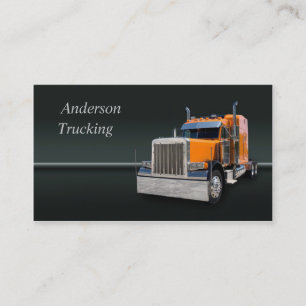 Semi Truck Business Card Visitenkarte