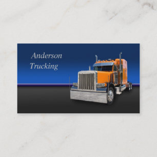 Semi Truck Business Card Visitenkarte