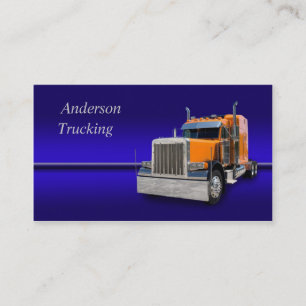 Semi Truck Business Card Visitenkarte