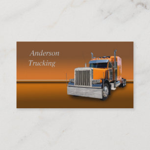 Semi Truck Business Card Visitenkarte