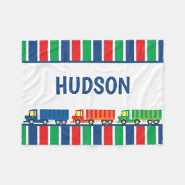 Semi Truck Convoy Personalisiert Fleece Blanket