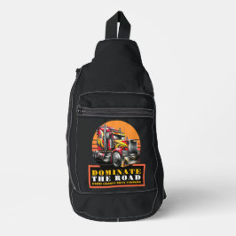 Semi Truck Driver Crossbody Bag